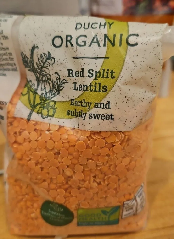 Organic Love Life Red Split Lentils