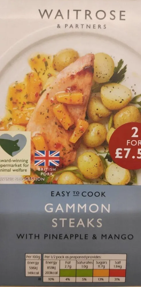 Gammon steaks