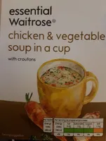 Chicken & Vegetavle soup in a cup