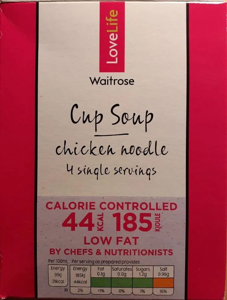 Cup Soup Chicken Noodle