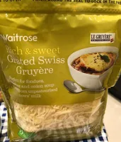 rich and sweet grated swiss gruyere