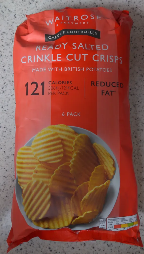 Calorie Controlled Ready Salted Crinkle Cut Crisps