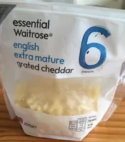 English extra mature grated cheddar