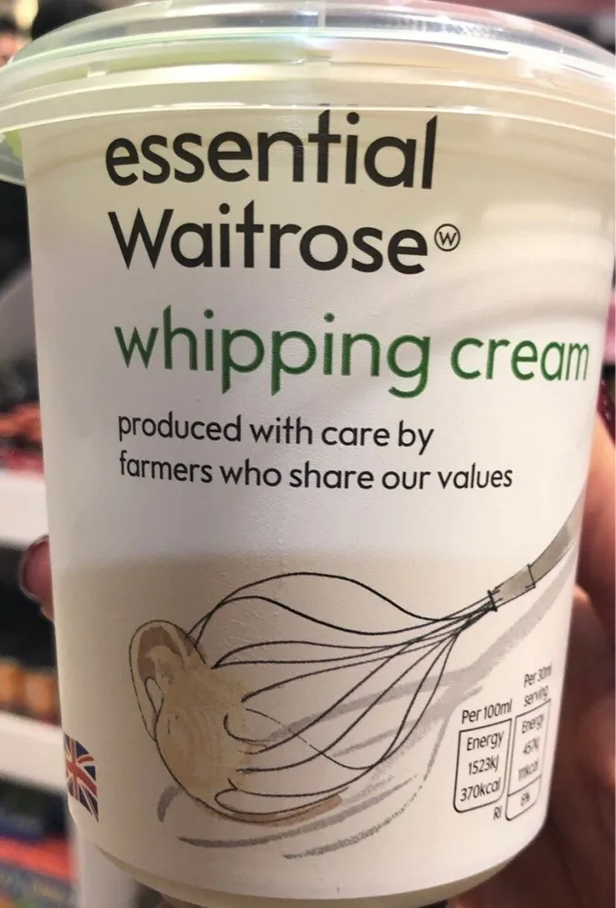 Whipping cream