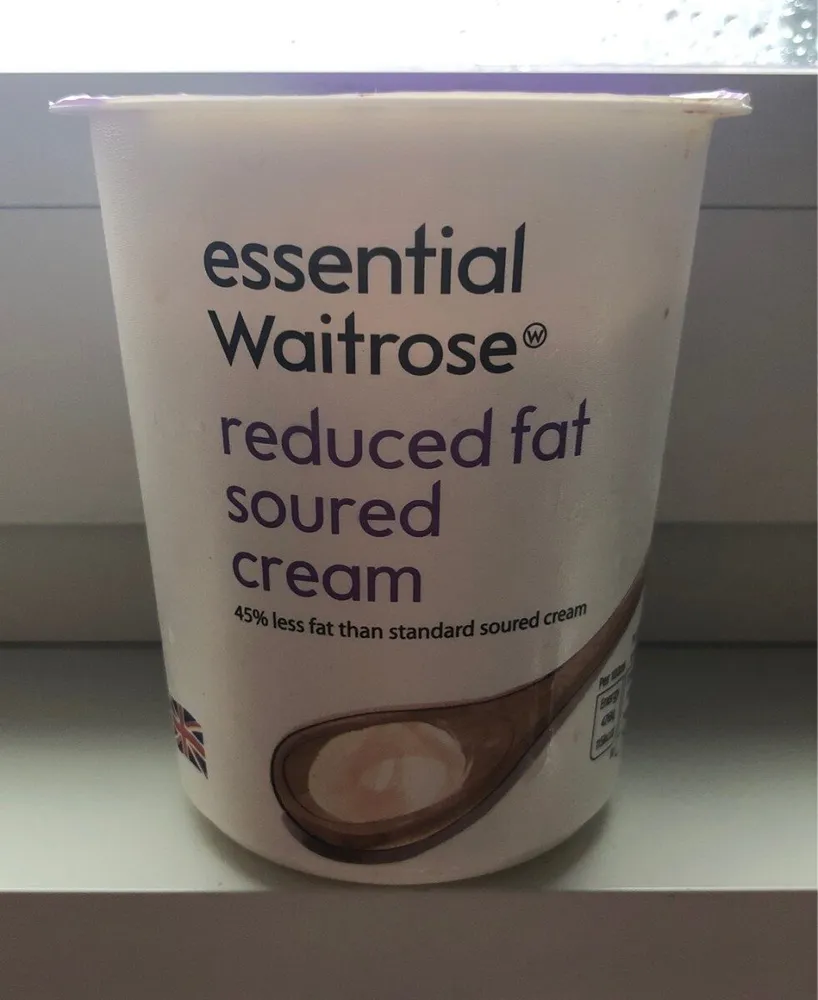 Reduced fat soured cream