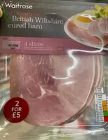 British wiltshire cured ham