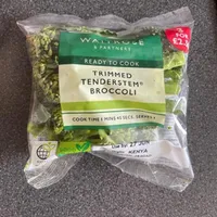 Trimmed tender stem broccoli
