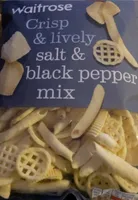 Waitrose Crisp & lively salt & black pepper mix