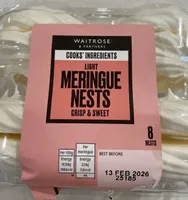 Waitrose Meringue Nests 8pk