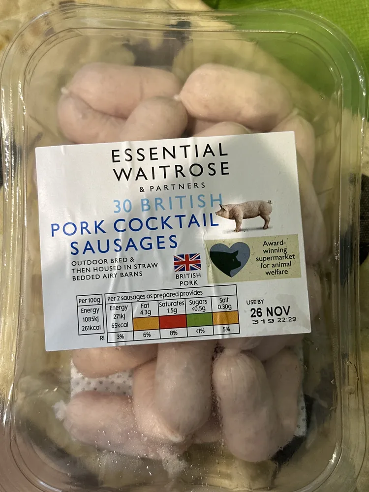 Pork Cocktail Sausages