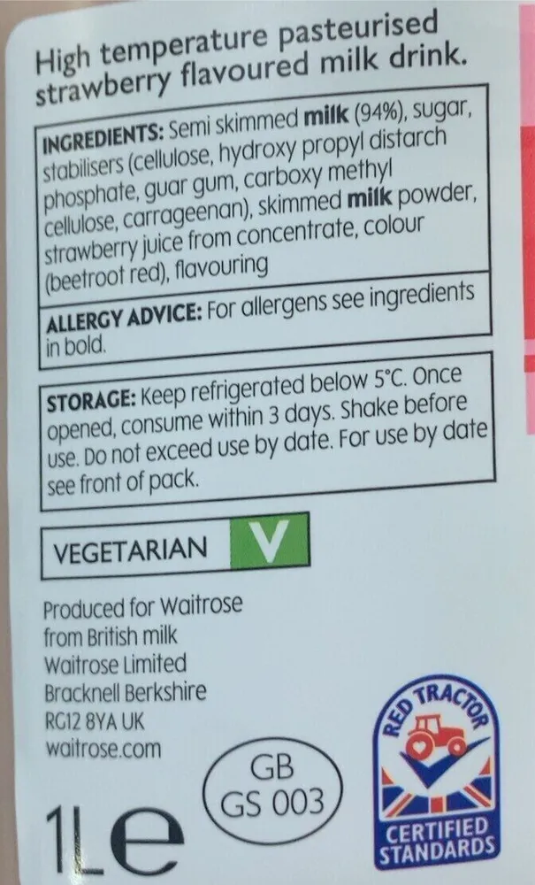 Strawberry milk