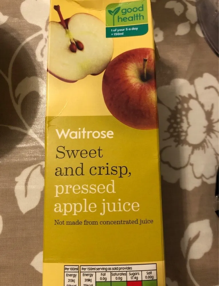 Pressed apple