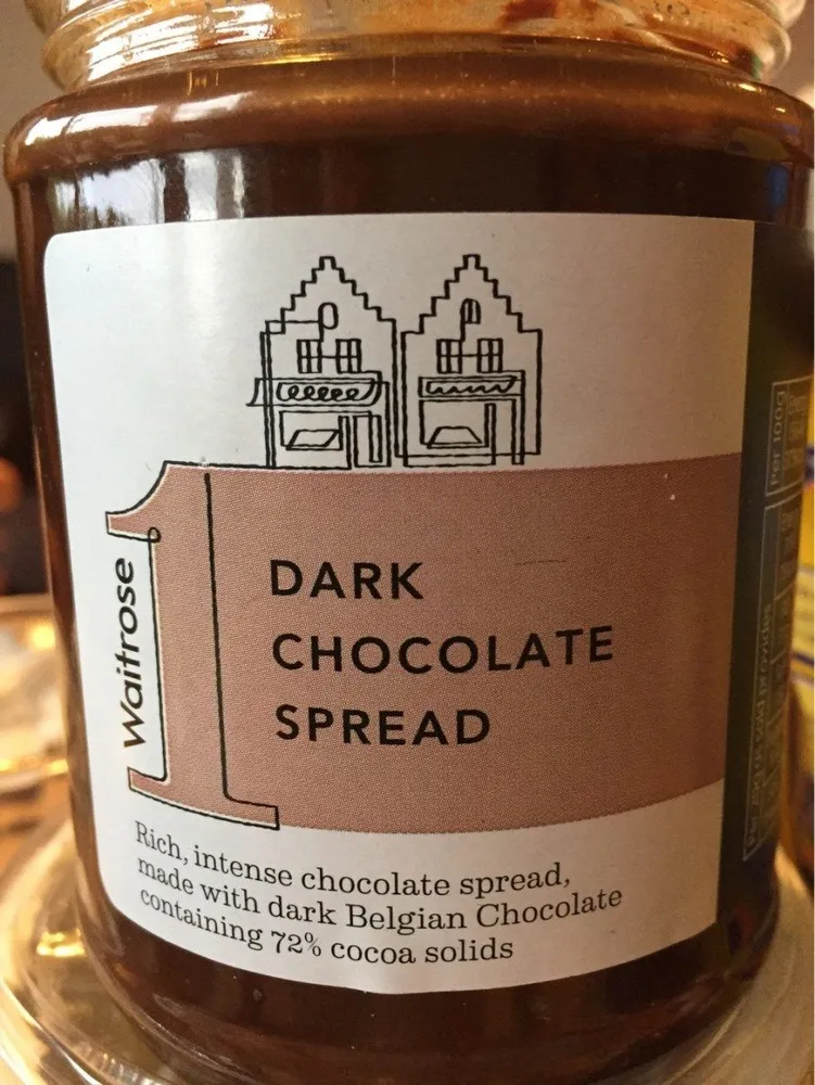 Waitrose Dark Chocolate Spread