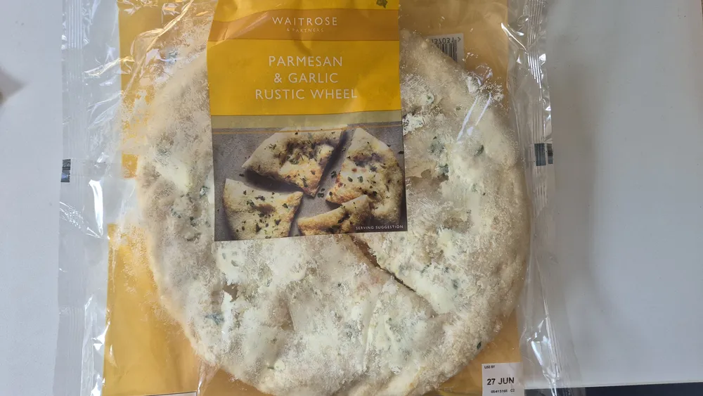 Parmesan & garlic rustic wheel