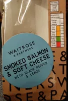 Smoked salmon & soft cheese with lemon & pepper