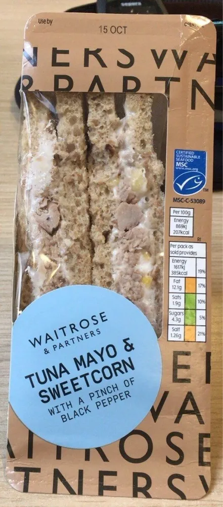 Tuna Mayo &sweetcorn