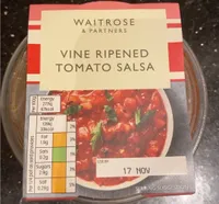 Vine ripened tomato salsa