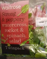 Strong & peppery watercress rocket & spinach salad