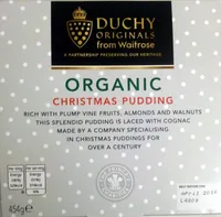Organic Christmas Pudding