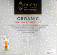 Organic Christmas Pudding