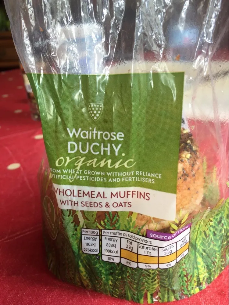 Wholemeal muffins