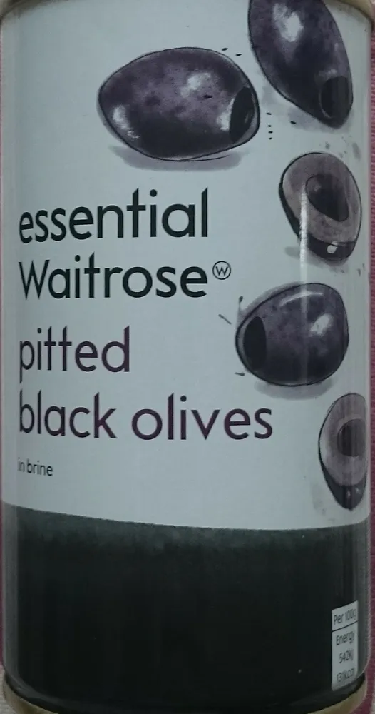 Pitted black olives