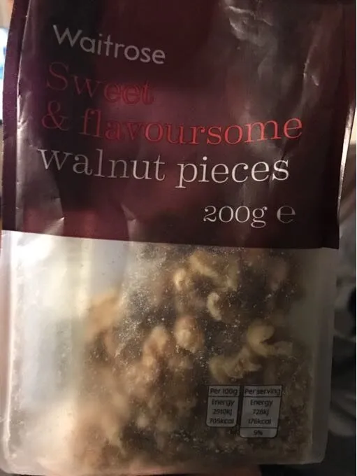 Walnut pieces