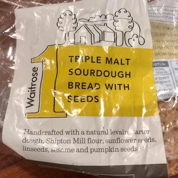 Triple Malt Sourdough Bread with Seeds