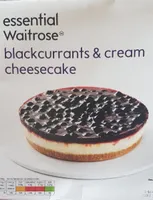 blackcurrants & cream cheesecake
