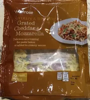 Grated cheddar & mozzarela