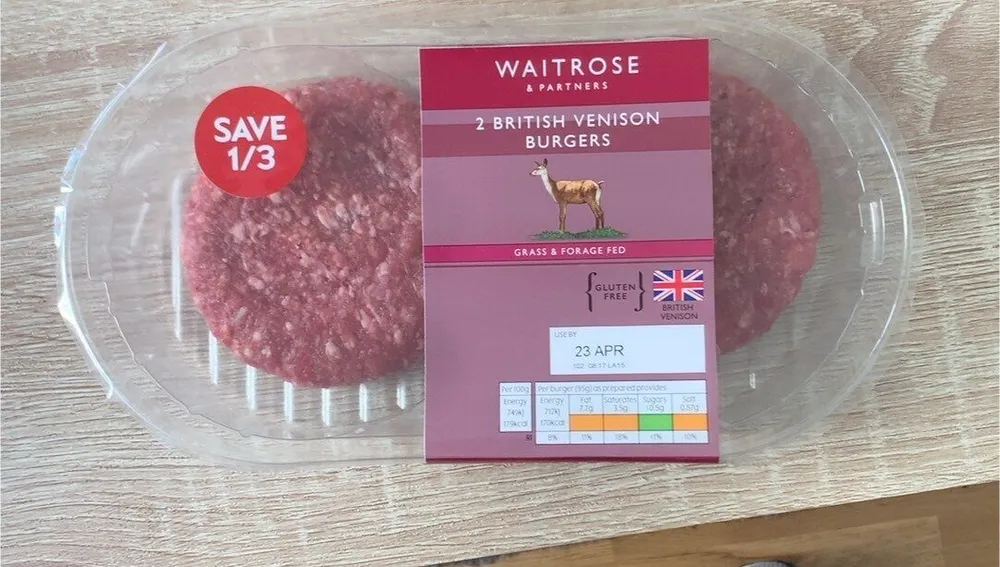 BRITISH VENISON BURGERS