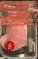 British honey roast ham