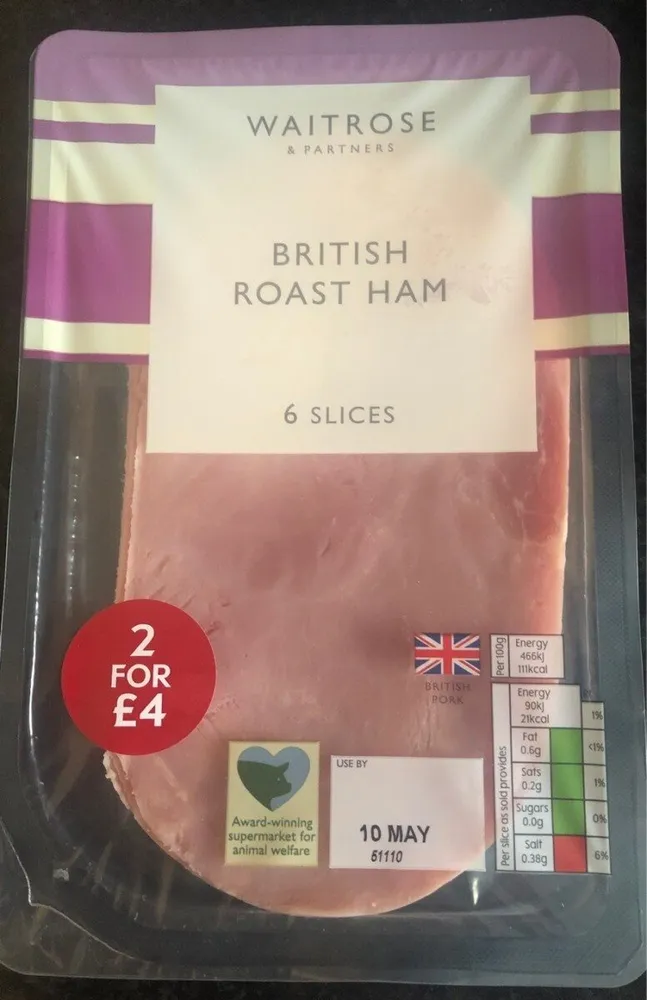 British roast ham