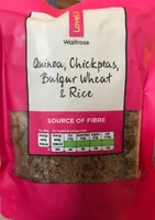 Quinoa, Chickpeas, bulgur wheat & rice