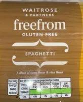 Waitrose gluten free spaghetti