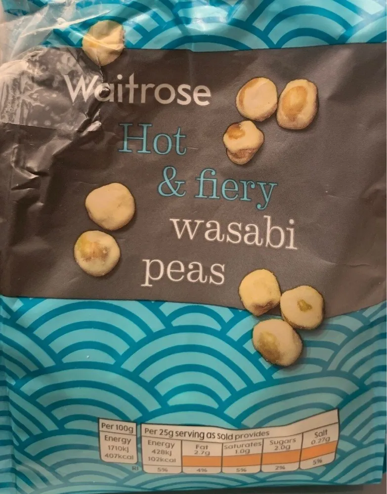 Hot & fiery wasabi peas