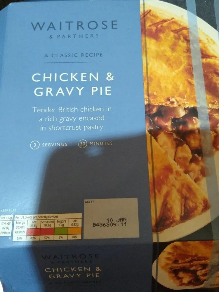 Chicken & Gravy Pie
