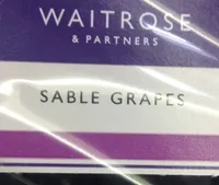 Sable grapes