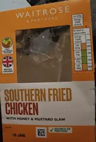 Southern Fried Chicken Wrap with Honey and Mustard Slaw