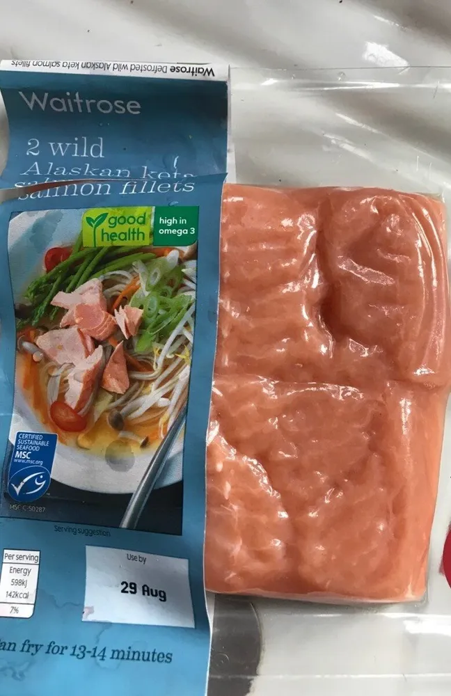 Wild Alaskan keta Salmon fillet