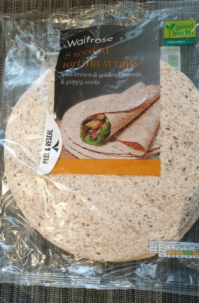 8 Seeded Tortilla Wraps