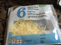 Waitrose Essential Lighter Extra Mature Grated Cheese