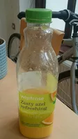 Orange juice with bits
