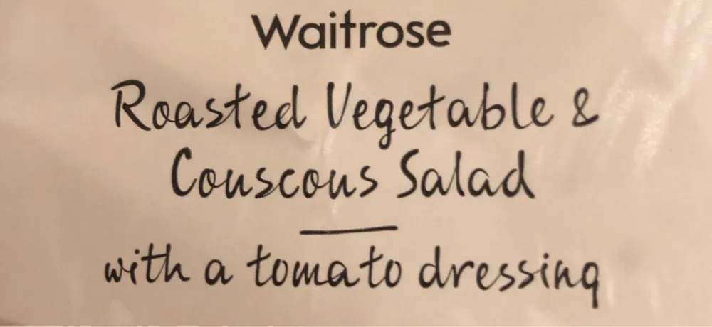 Roasted vegetables and couscous salad