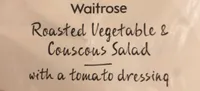 Roasted vegetables and couscous salad