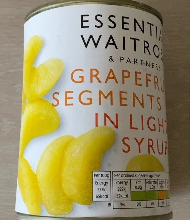 Grapefruit Segments in Light Syrup