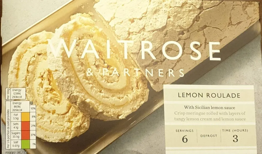 Lemon roulade