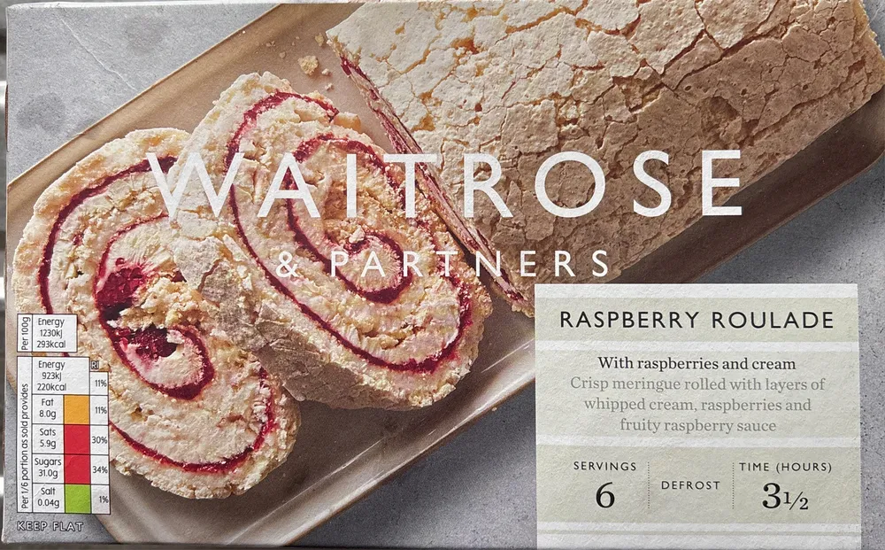 Raspberry Roulade