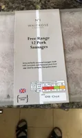 Free range 12 pork sausages