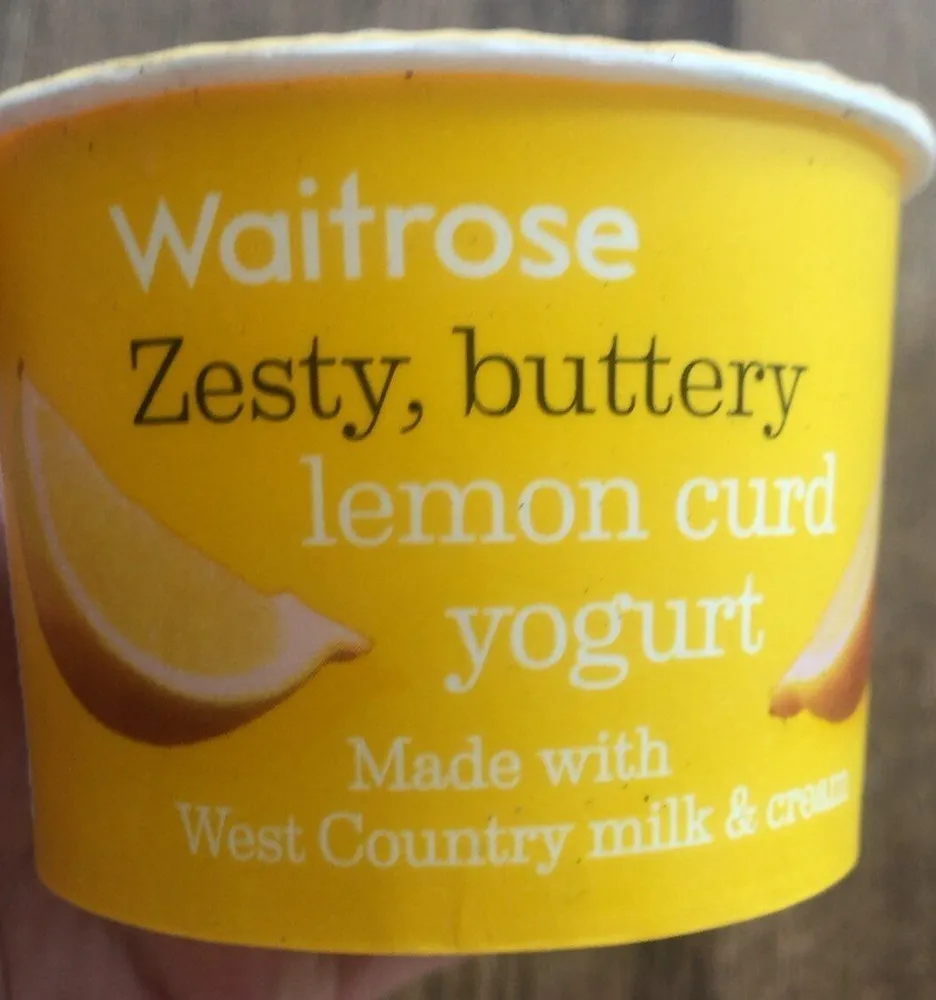 Lemon curd yoghurt